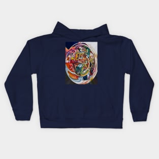 Level I Digital Fish Supper Kids Hoodie